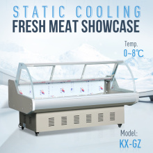Commercial Meat Glass Display Chiller Refrigerator Showcase